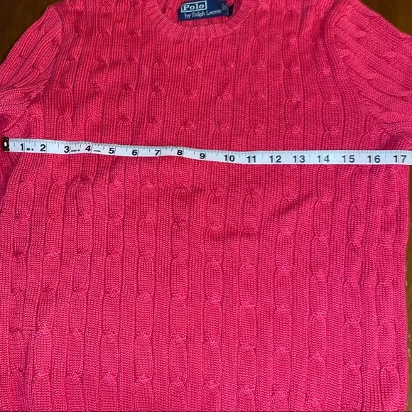 SOLD Ralph Lauren Hot Pink Sweater - Picture 11 of 11